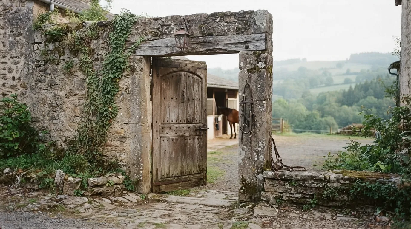 Entrée du Limoges-Couzeix Voltige, centre équestre à Couzeix